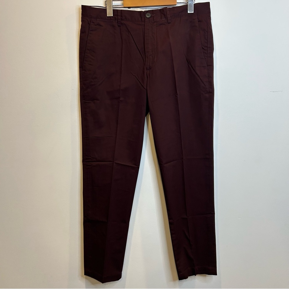 Club Monaco Connor Chino Modern Slim Fit Red Rouge Men’s Pants